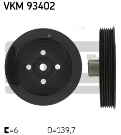 Ременный шкив SKF VKM 93402